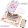 image:imageLeopong Mothers Day Card with Vibrant Floral amp Butterfly Design Spring Greeting Card for Mom Wife or Grandm Elegant Keepsakepink