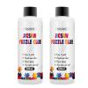 image:imageYAKAMOZ Clear Jigsaw Puzzle Glue with Precision Applicator  NonToxic Quick Dry amp WaterSoluble for Puzzles up to 5000 Pieces 200ML400ml