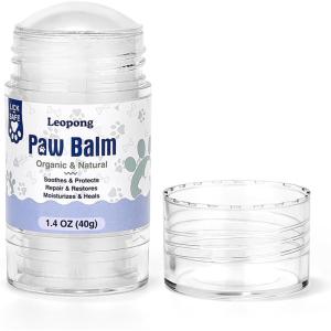 image:imageLeopong Dog Paw Cleaner amp Cat Foot Wash  Gentle NoRinse Foaming Mousse  PH Balanced Deodorizing Cleanser with Integrated Silicone Brush 88 oz1 pack dog balm