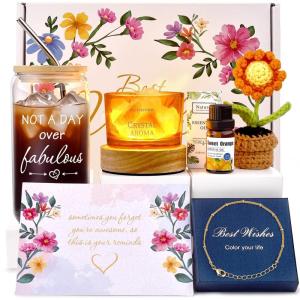 image:imageLeopong Thank You Christmas Gifts for Women Appreciation Gift Box Set for Mom Best Friend Sister Wife Teacher Coworker  Includes Tumbler Diffuser amp Bracelet