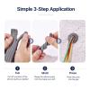 image:imageLeopong Moldable Waterproof Silicone Putty for Bathroom Wall amp Pipe Gaps Reusable amp Pliable Repair Sealant BlackBlack